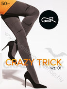 harisnyanadrág mintás halloween denevér állatmintás, 50den Gatta CRAZY TRICK 01 - termékkép